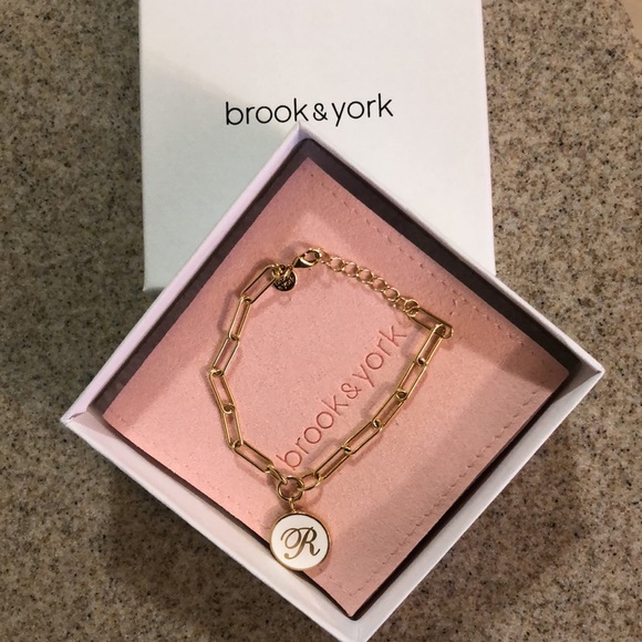 Brook&York Callie white enamel bracelet new in box - Picture 5 of 13